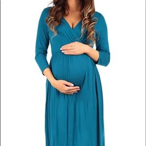 Mother bee maternity maxi dress